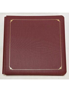 Creative Memories Burgundy 12x12 Album With 14 Individual Pages - Unused